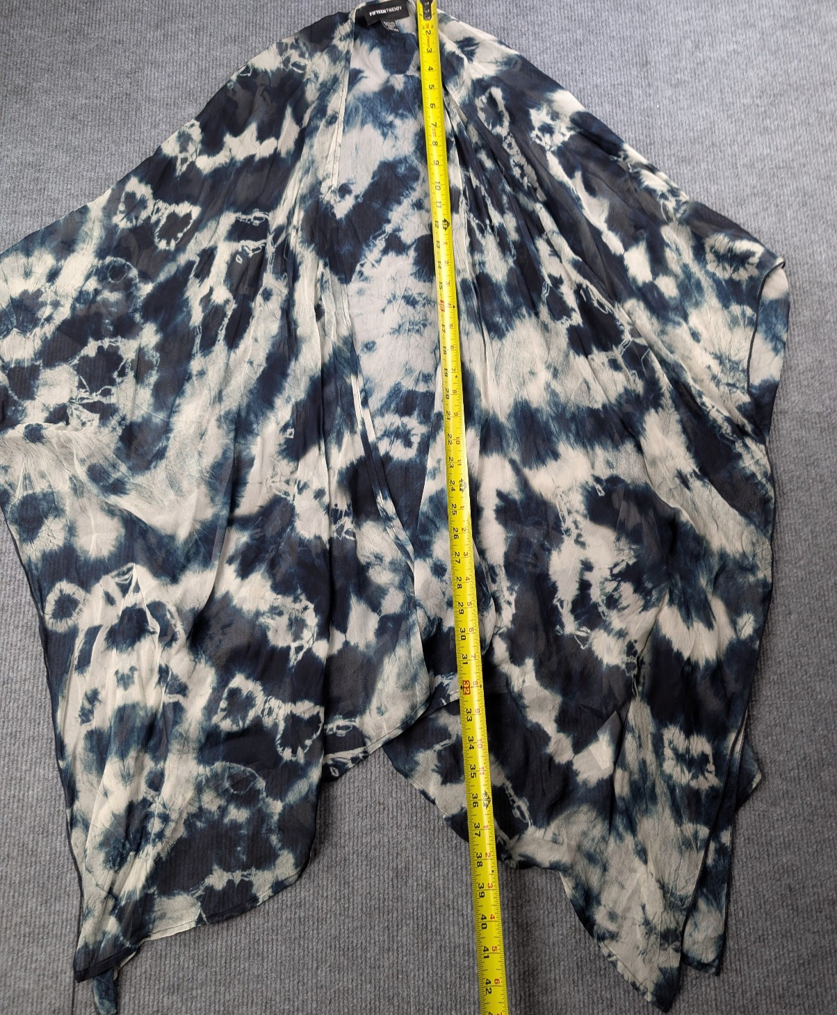 FifteenTwenty Kimono Womens One Size Boho Tie Dye Whimsical Festival Layering