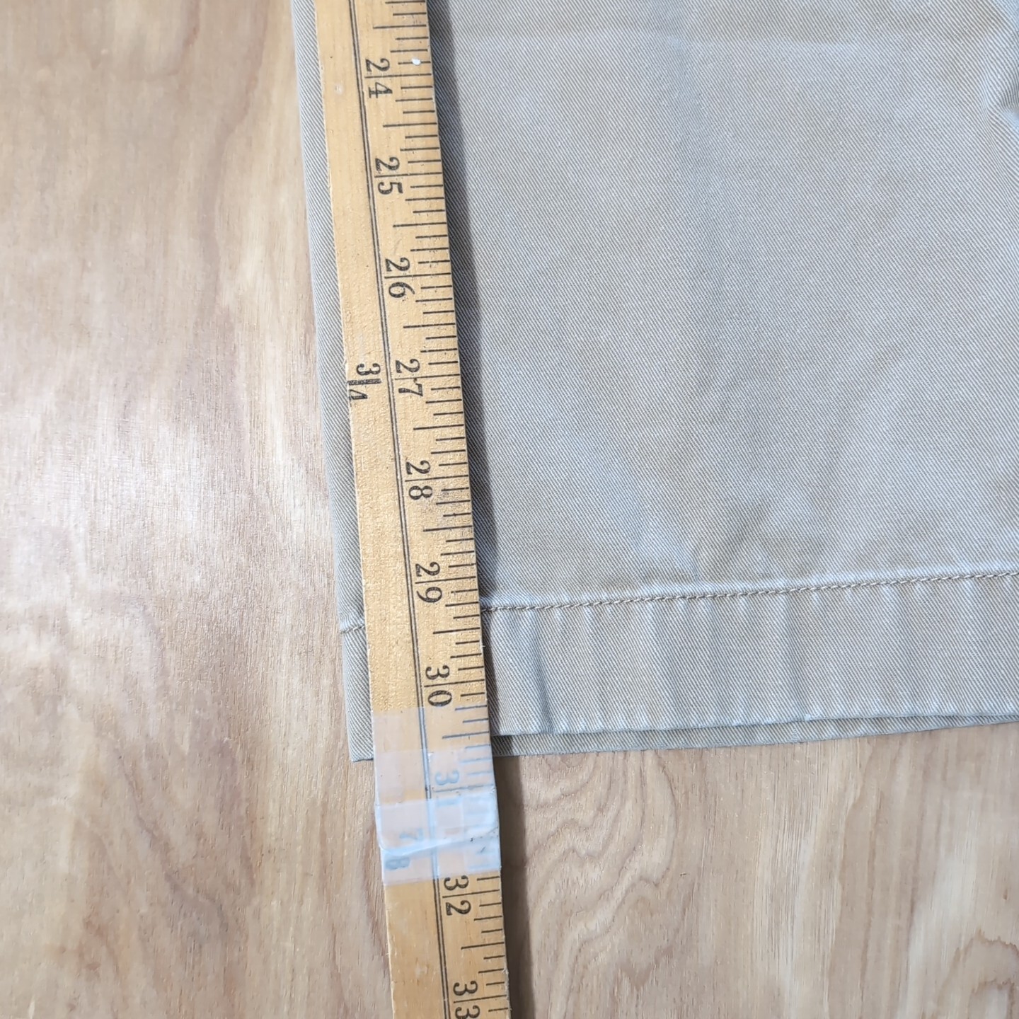 J Crew Pants Men’s The Sutton Size 31×32 – Khaki Cotton 7″ Opening