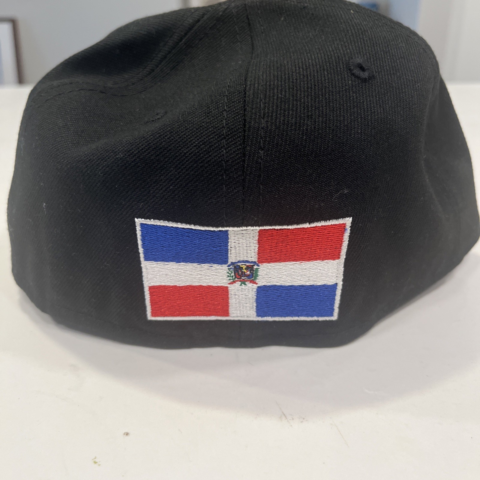 New Era Dominican Republic World Baseball Classic Hat Fitted 7 1/8 Black Blue