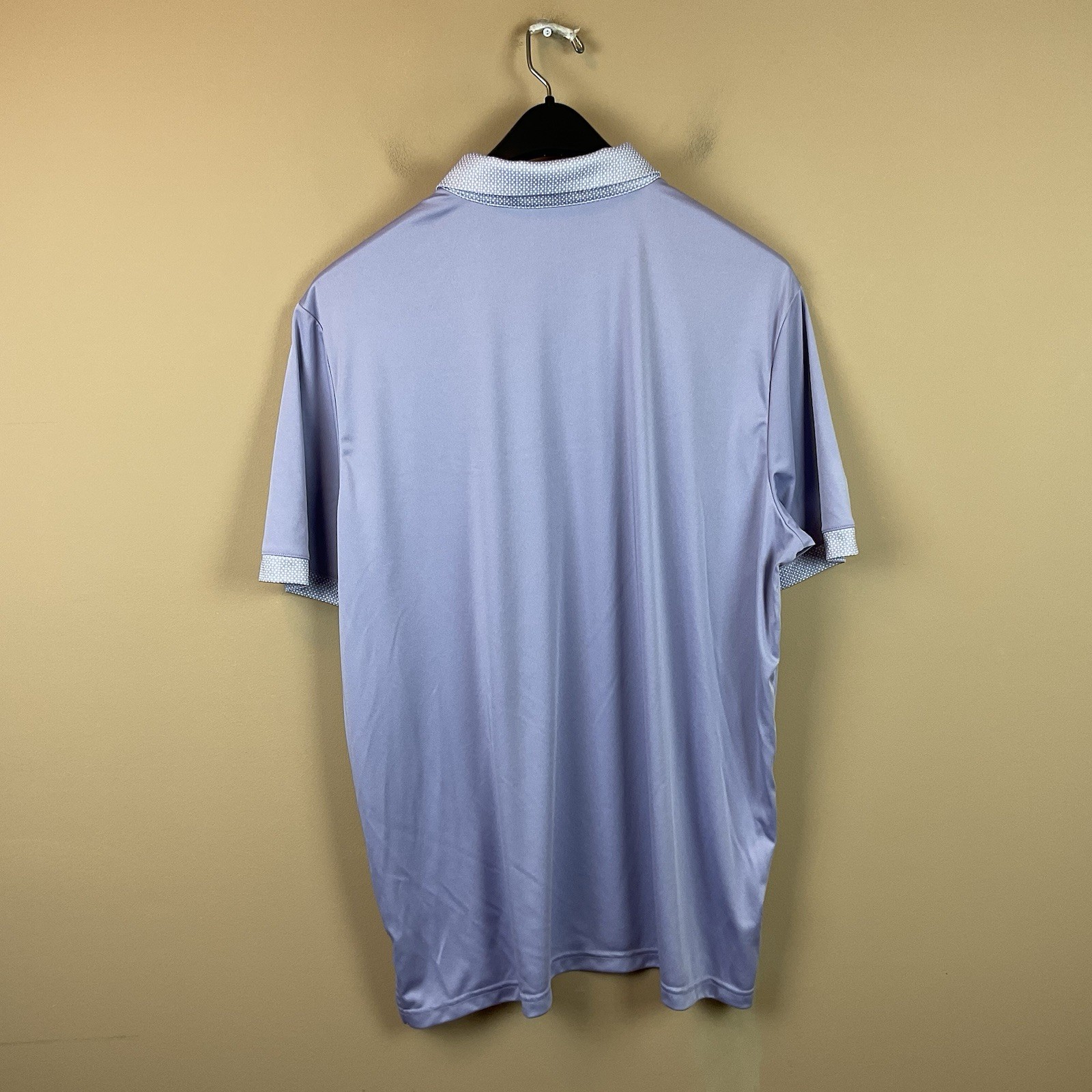 Level Wear Golf Polo Shirt Mens 2XL Purple S/S Truist Championship Polyester