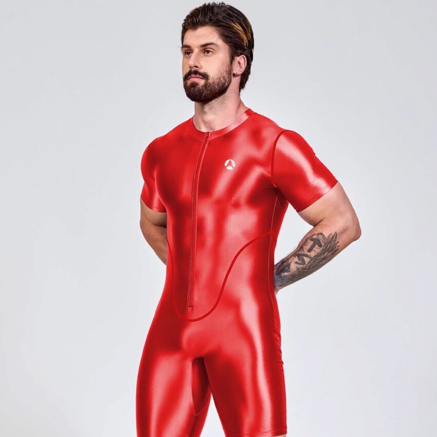 AMORESY Olympus Men’s Tracksuits Jumpsuits Bodysuit Tights Overalls Suits Cyclin