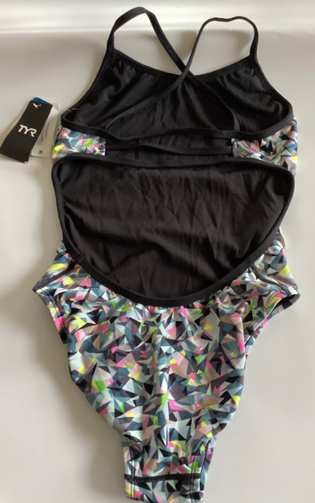 TYR One Piece swimsuit Multi Color Bathing Suit Size XL (38)