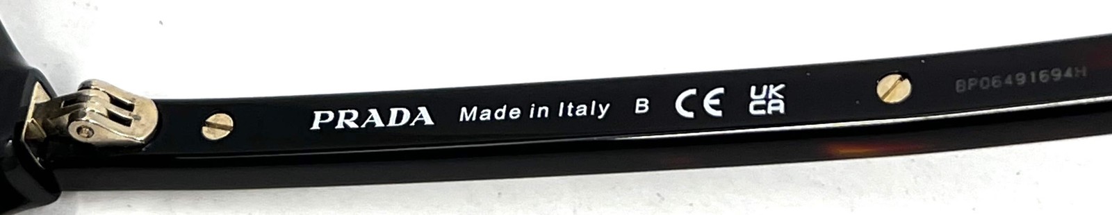 Prada SPR B15 17N-70R Tortoise Sunglasses Unworn Full Kit Made Italy