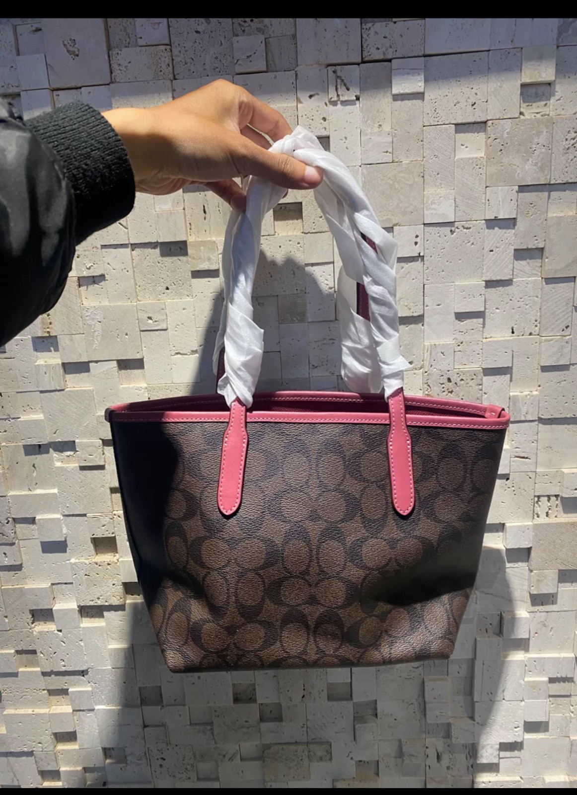 COACH Signature Mini City Tote