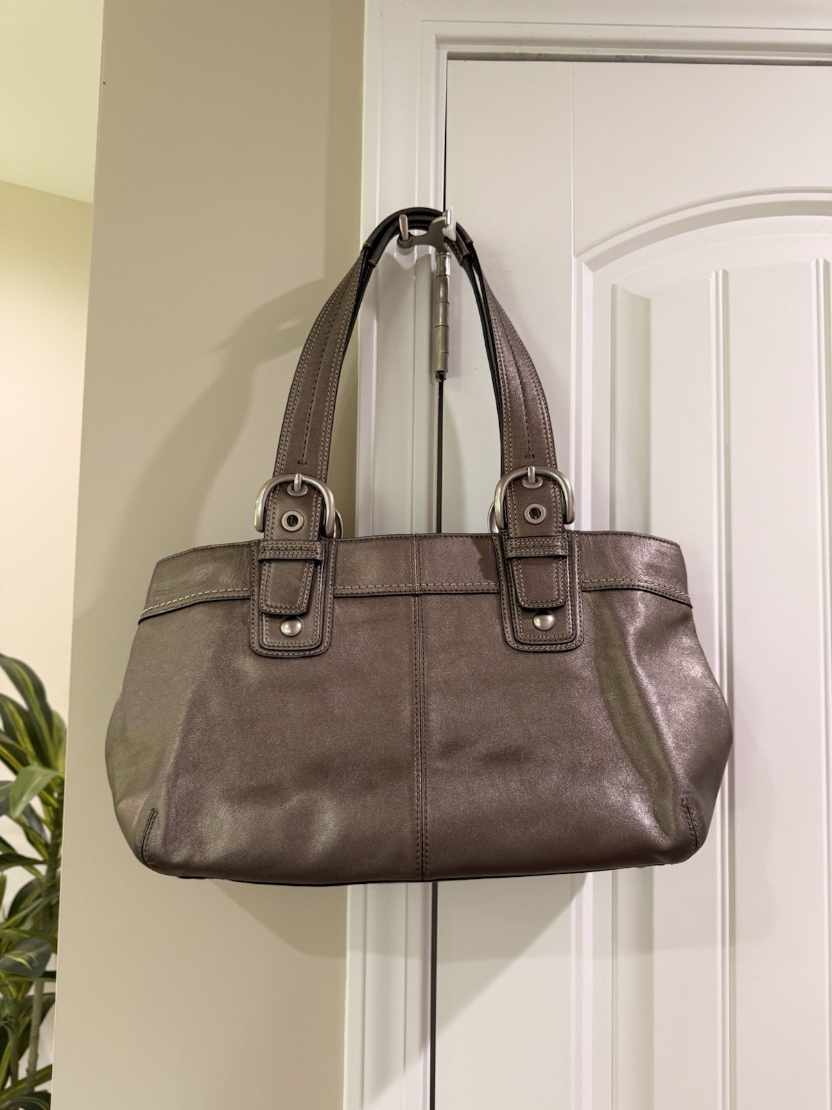 Coach Soho Pleated Leather Tote
