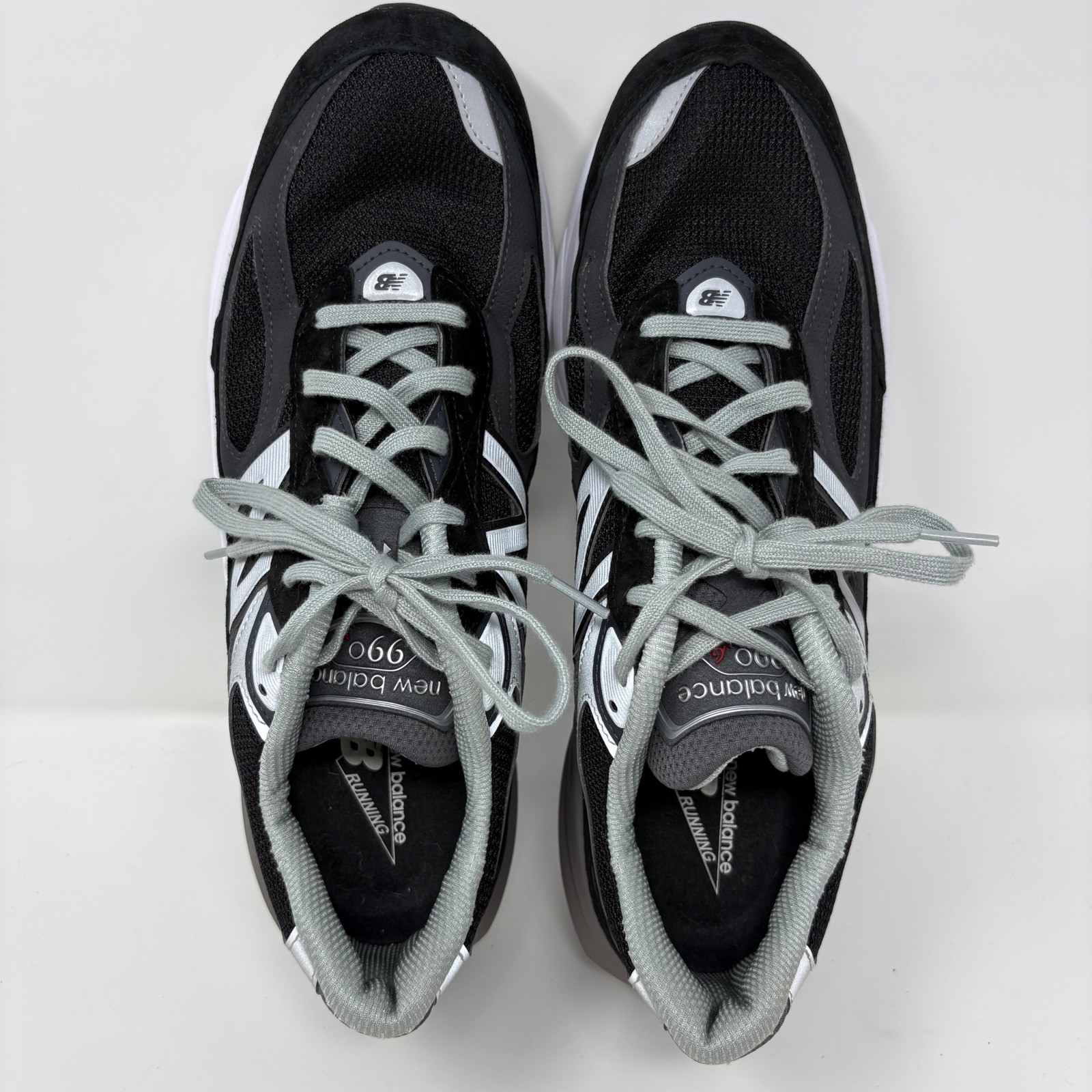 New Balance 990v6 Mens Size 13 Black Grey White Running Shoes Sneakers (M990BK6)
