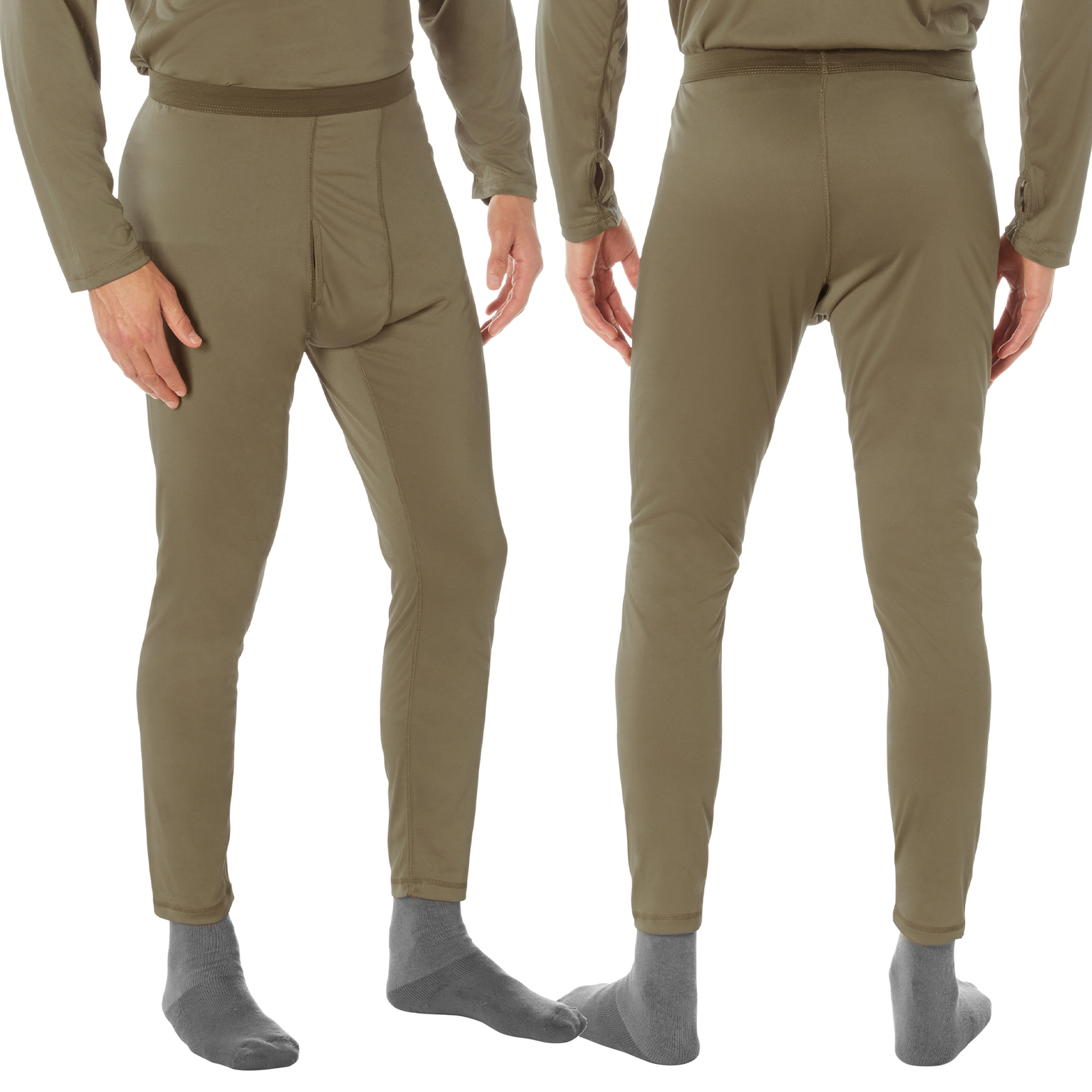 Unisex Long Johns AR 670-1 Coyote Brown Silk Weight Bottoms ECWCS Gen III
