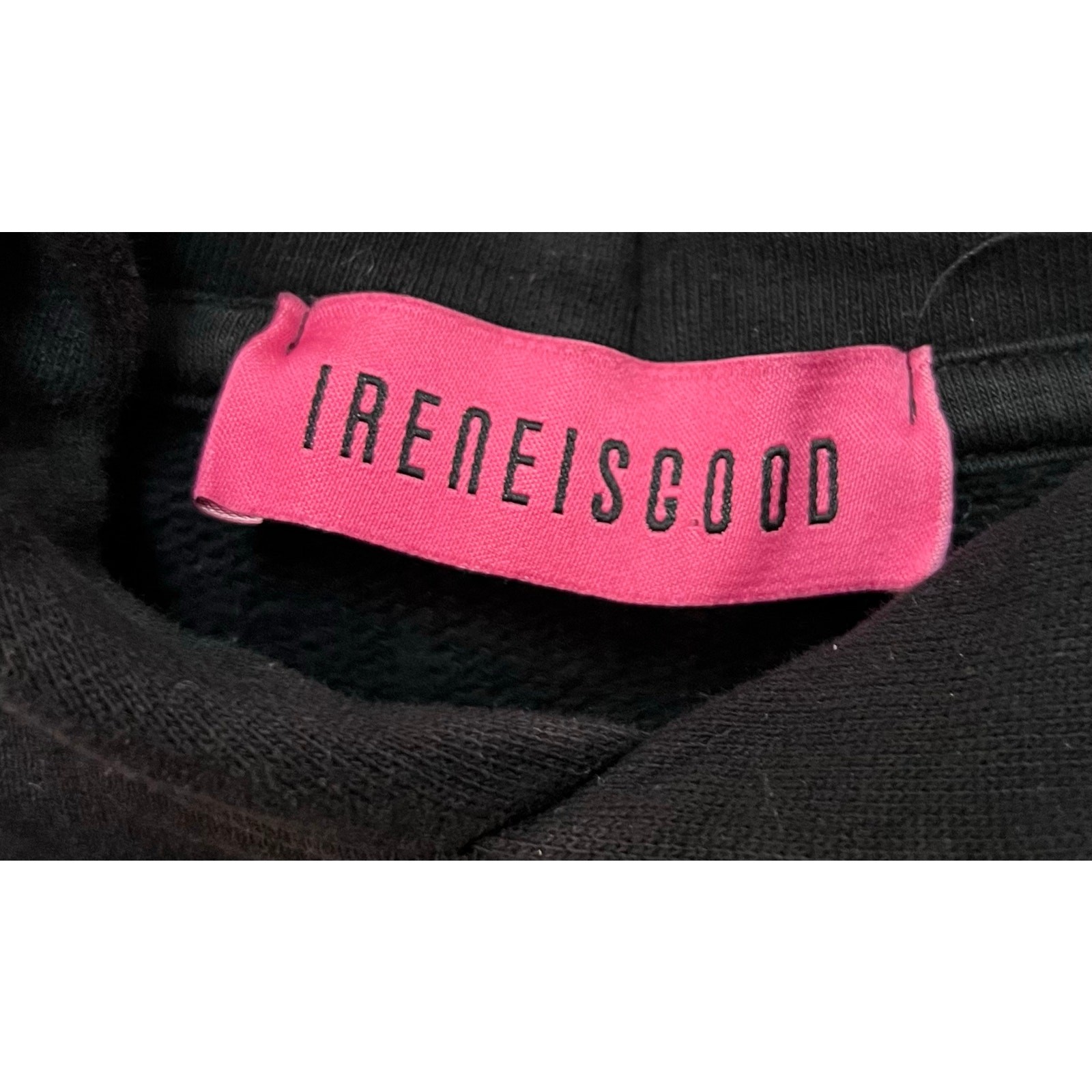 IRENEISGOOD BTS JHOPE JIMIN Black Fleece Hoodie sz S For You Embroidered Labels