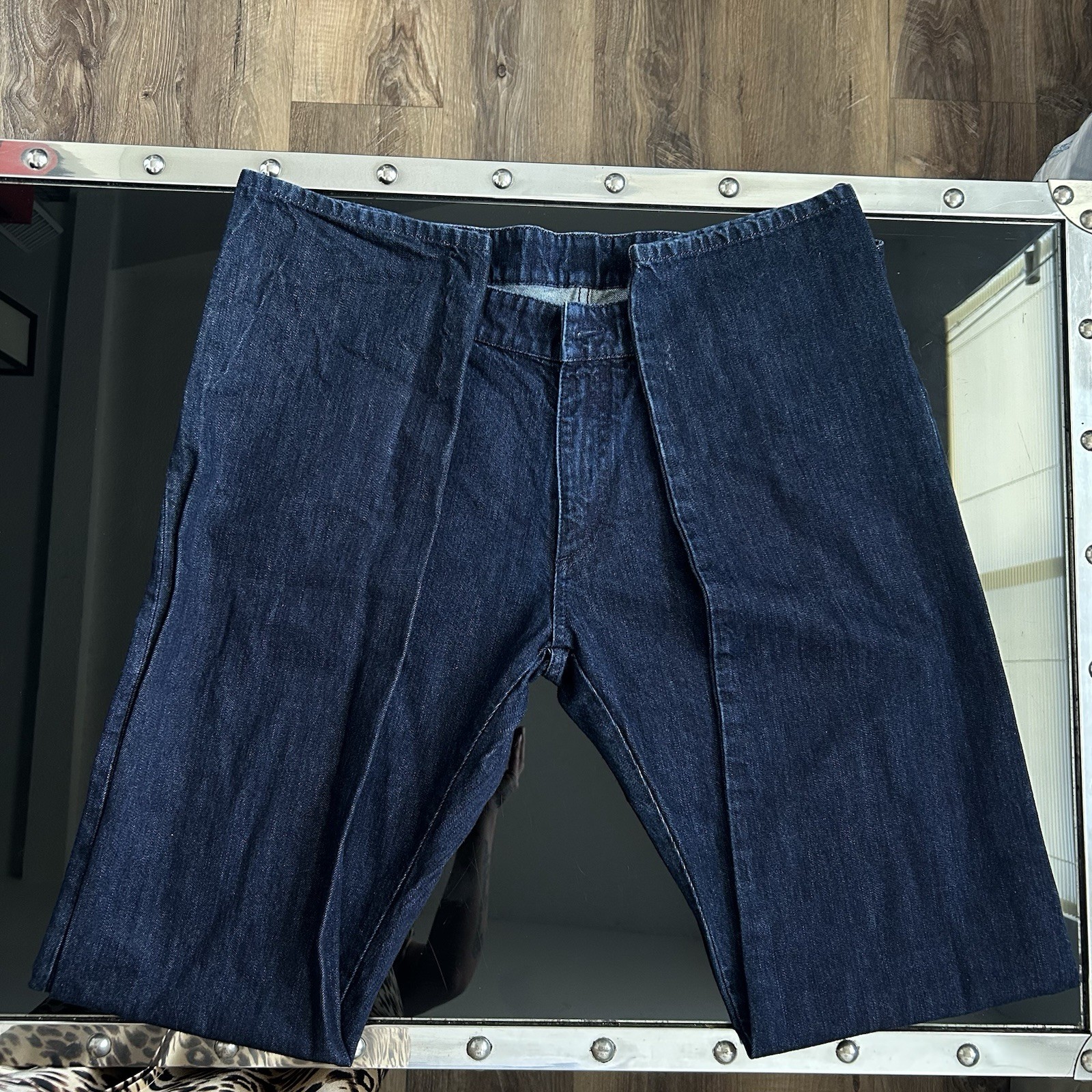 Salvatore Ferragamo Dark blue men’s denim jeans with a relaxed fit