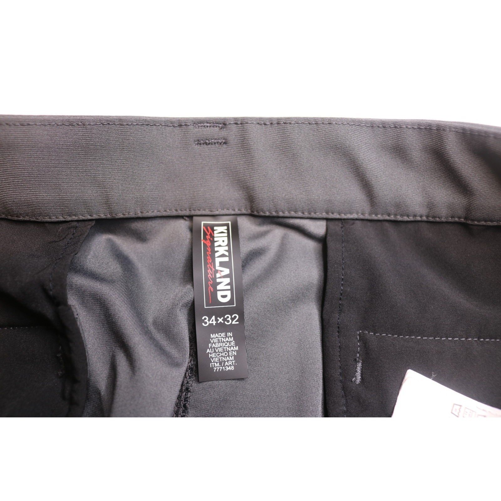 Kirkland Signature Men’s 5-Pocket Pant Sorona Stretch Travel Commuter 34-32
