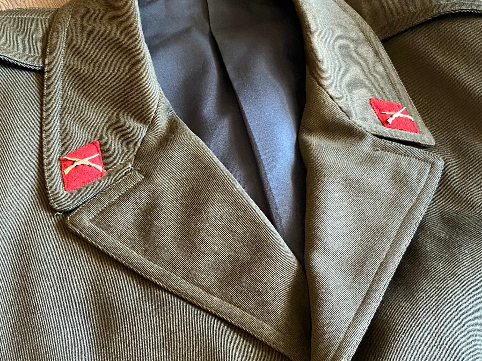 ALBANIA OFFICER INFANTRY BRIGADIER LONG COAT JACKET TUNIC COMMUNIST ERA #3301