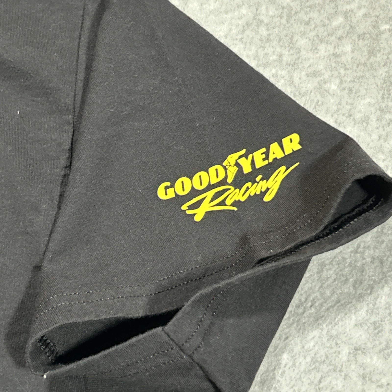Goodyear Racing Casual Pocket Tee Shirt – Mens Size Large L – Black
