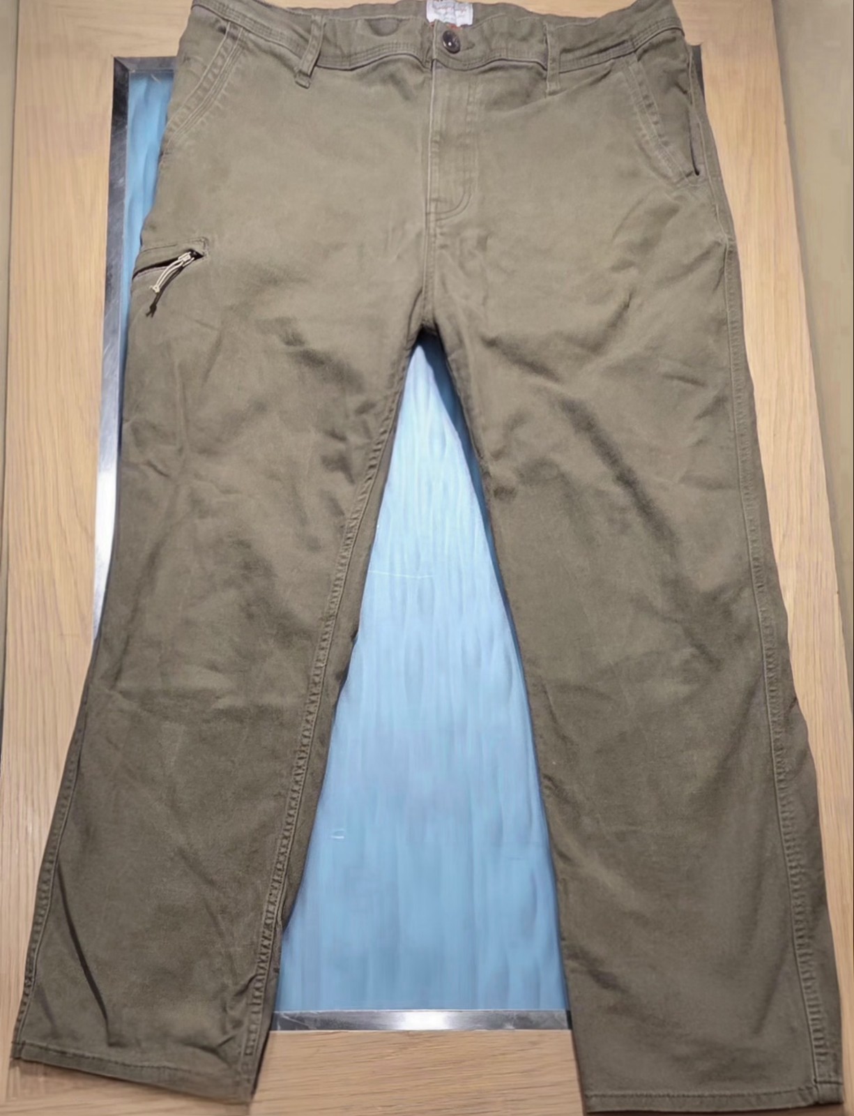 Weatherproof Jeans/Pants Men’s 36×30 Brown Dark Wash Straight Leg Jeans