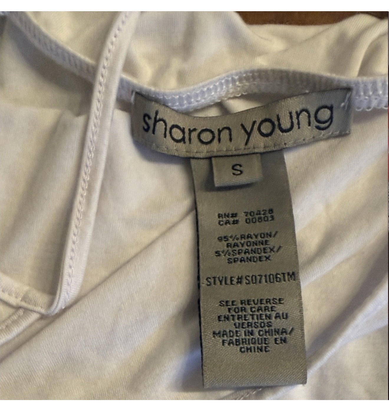 Sharon Young Spaghetti Strap Tank Top