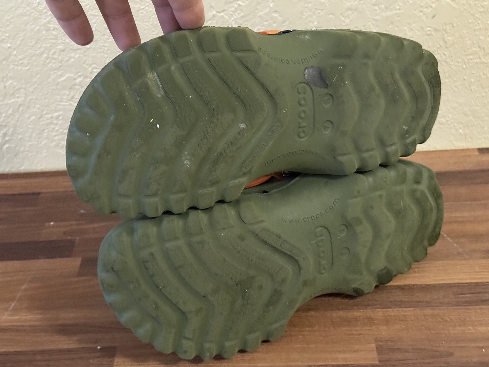 Crocs Off Road Sport Clog Green Men’s Size 7 Women’s 8