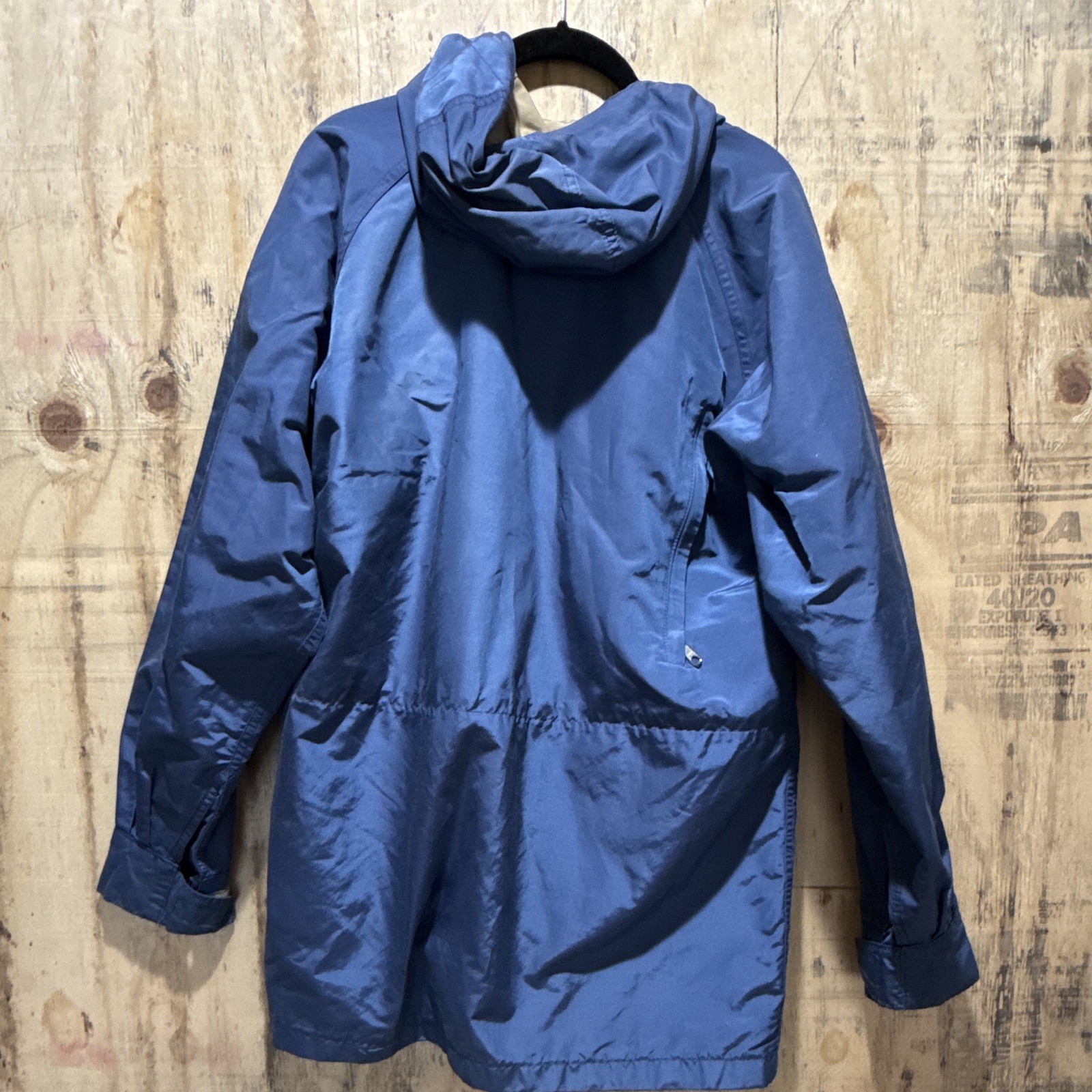 70s Vintage Sierra Designs Men’s 60/40 Parka Jacket M Blue Hooded Full Zip/Snap