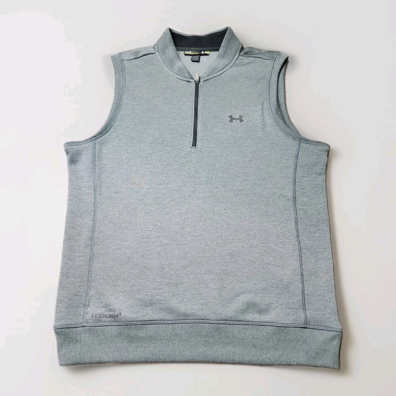 Mens Under Armour Storm 1/4 Zip Sleeveless Athletic Sweatshirt Size Large