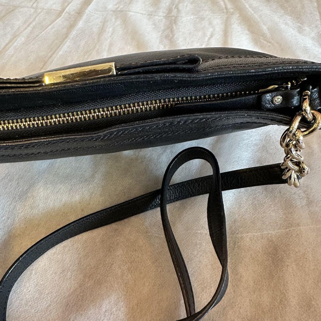 Kate Spade Shoulder Bag 10.6 inch Black Ladies