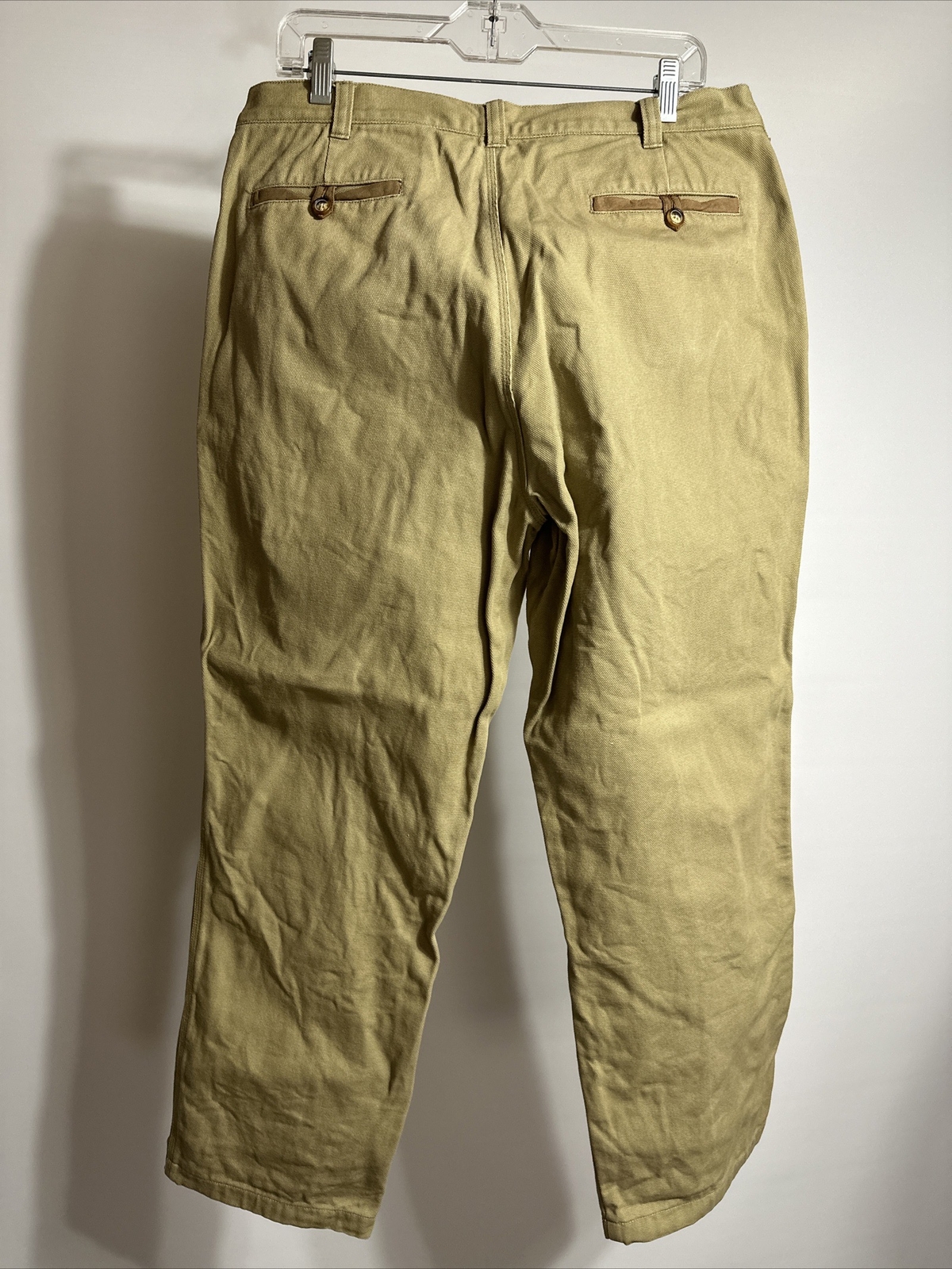 Orvis Mens Field Pants Size 36W X 32L Canvas Cotton Twill Duck Vintage 47G9