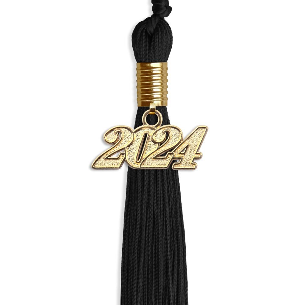 Endea Graduation Black Tassel With Gold Date Drop