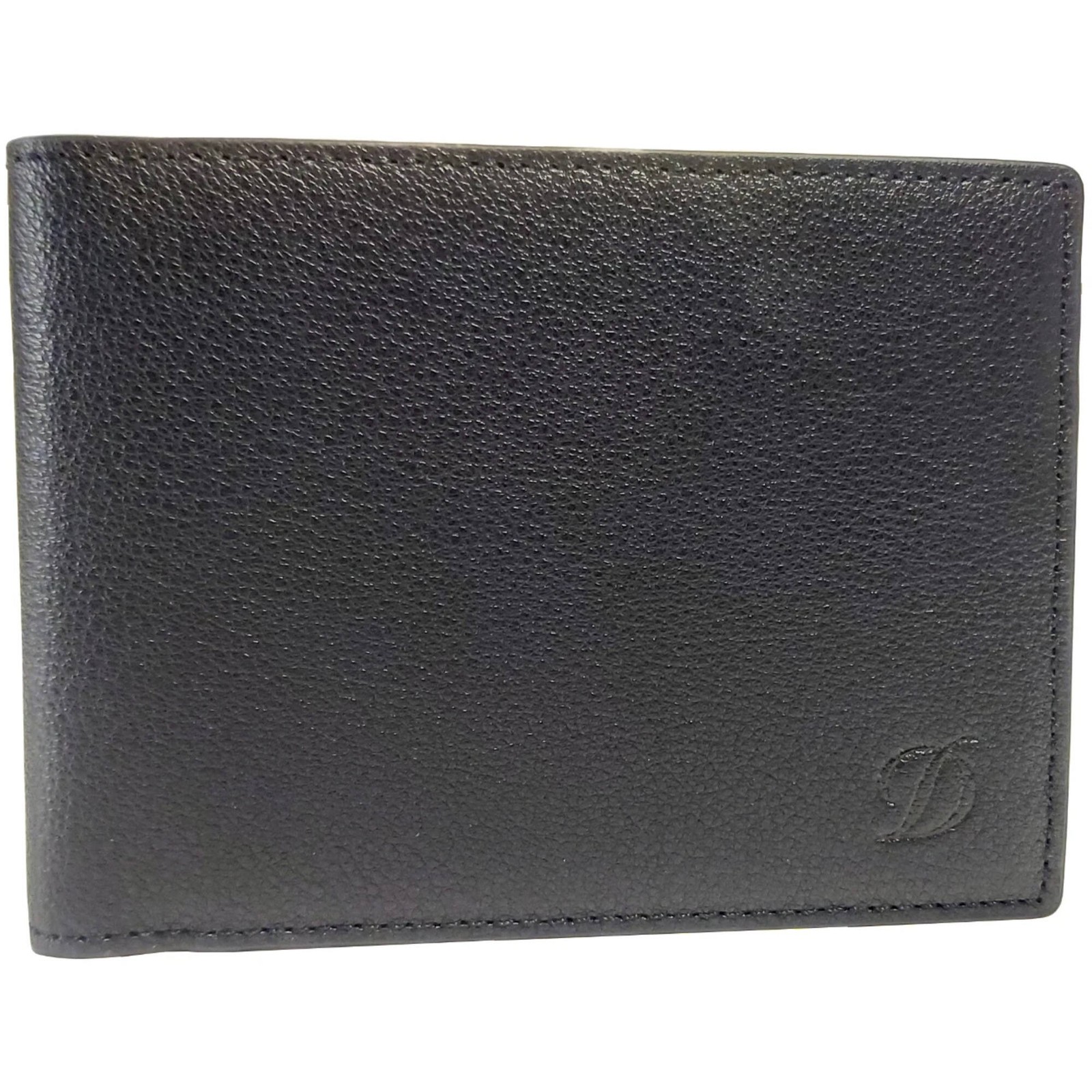 S.T. Dupont Men’s Wallet Line D Blue Grain Leather Bill and Credit Card 093000B