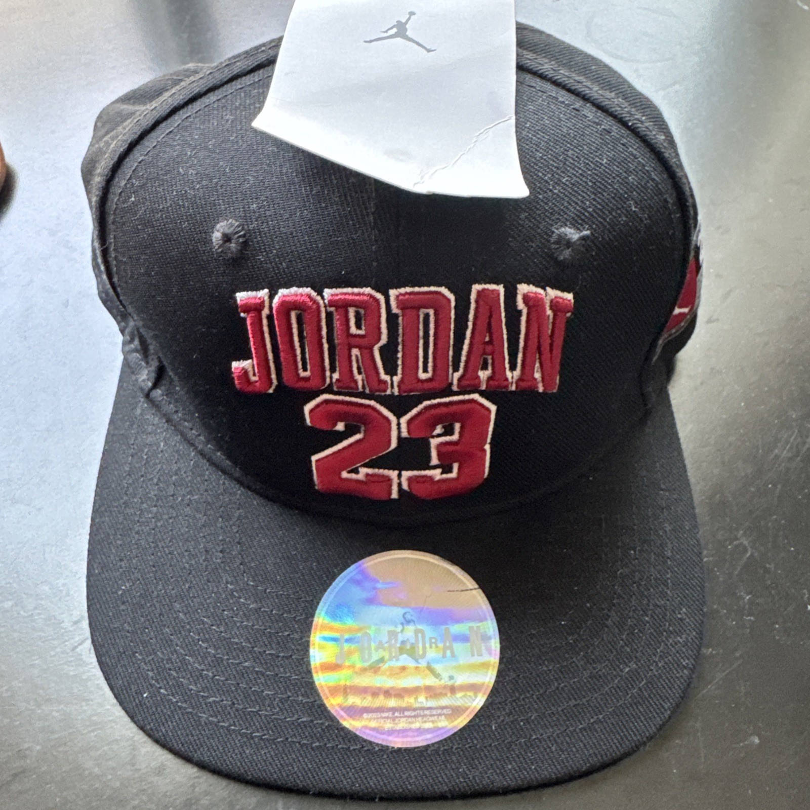Jordan Pro Cap Kids (8-20) Black Snapback Adjustable Jumpman Hat