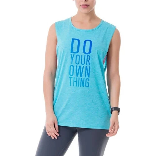 Athletic Works Women’s Active Graphic Fitspiration Muscle Tank Size M Blue