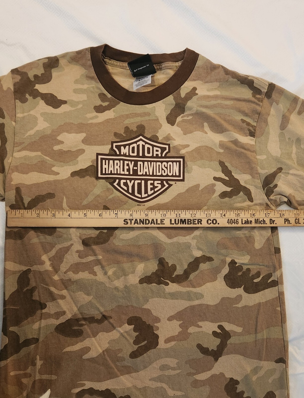 Harley Davidson Camouflage Short Sleeve T-shirt Dubai United Arab Emirates – M