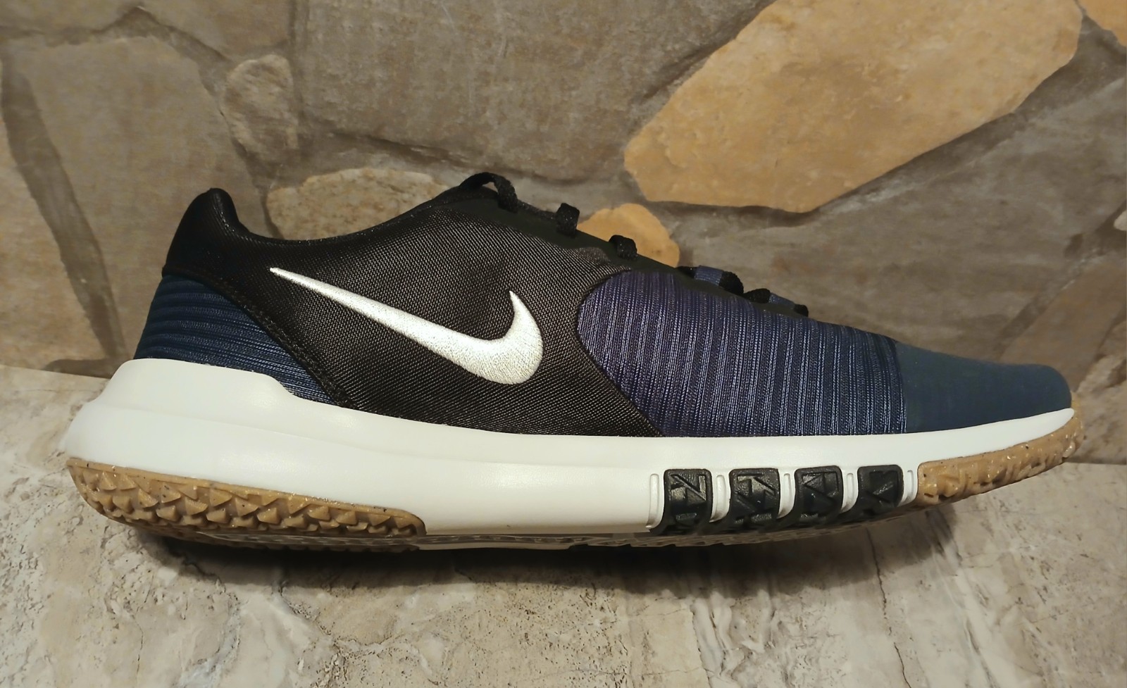 Nike Flex Control TR4 Mens SIZE 11 Shoes White Black Deep Ocean Blue CD0197-009