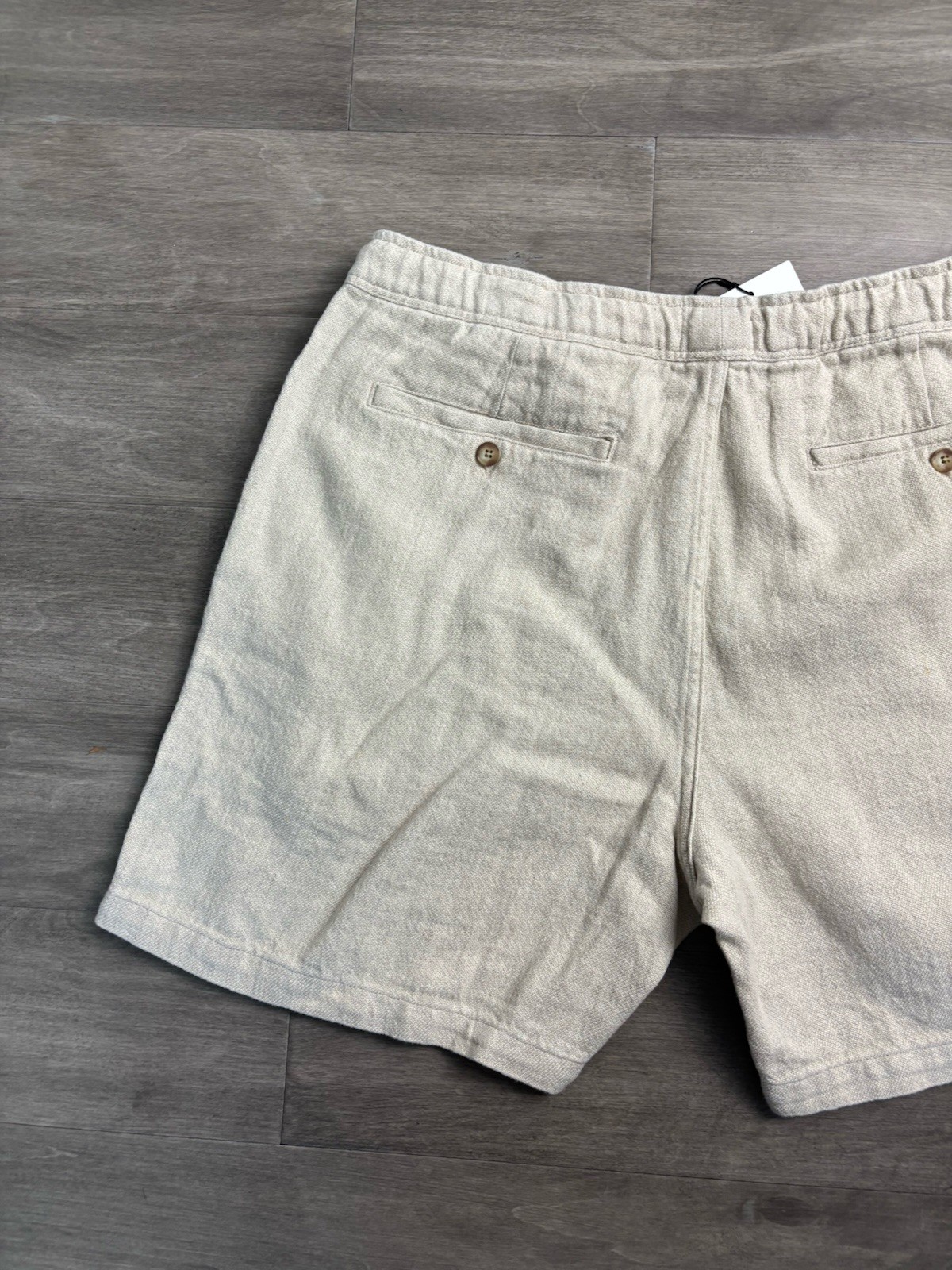 Octobre Éditions Men’s Short Priam Naturel Shorts Men’s Size 2xl Cotton Beige