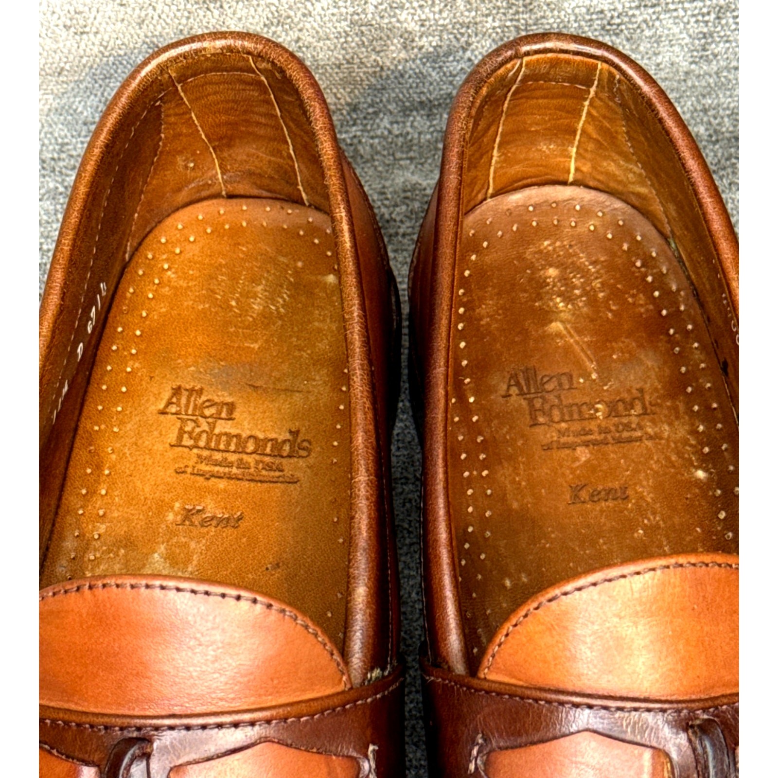 Allen Edmonds Kent Tassel Loafers Brown 11.5D USA Goodyear Welt