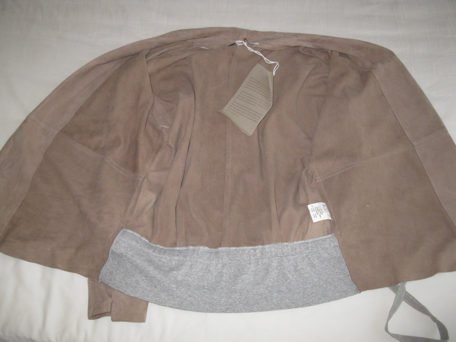 NWT FABIANA FILIPPI Leather Jacket Size IT46 D40
