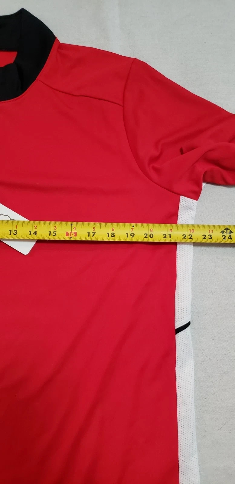 Nike Academy Men’s L Red Black Pullover 1/4 Zip Drill Top Dri-FIT FZ9767 627