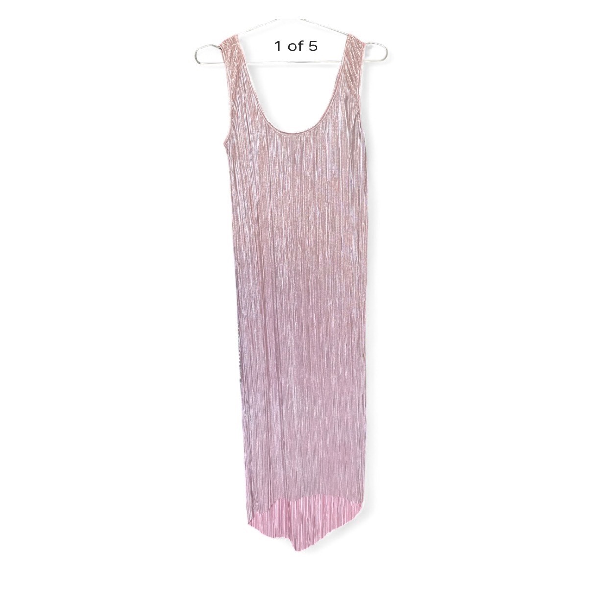 ASOS Pink Metallic Dress Size US 6