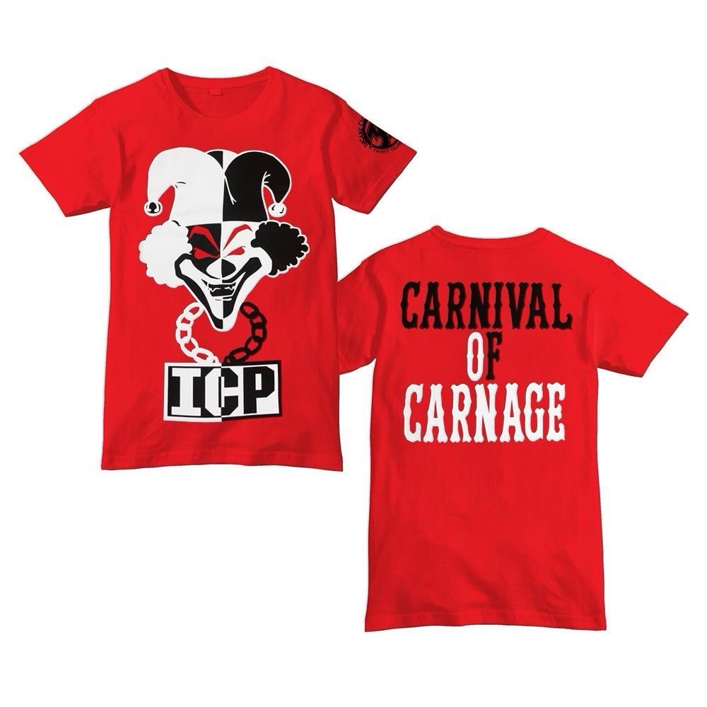 ICP Insane Clown Posse Carnival Of Carnage 30yrs T shirt New S-5XL ICP Tee