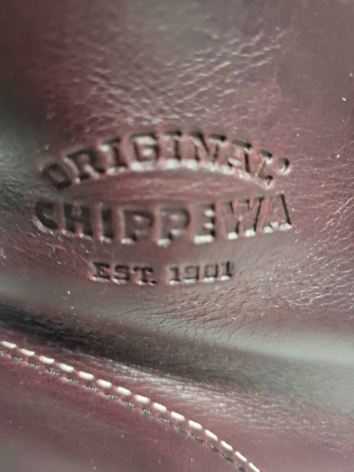 Chippewa Original Boots 6″ Cordovan Red Leather Mens 8.5 1901M16 Service USA