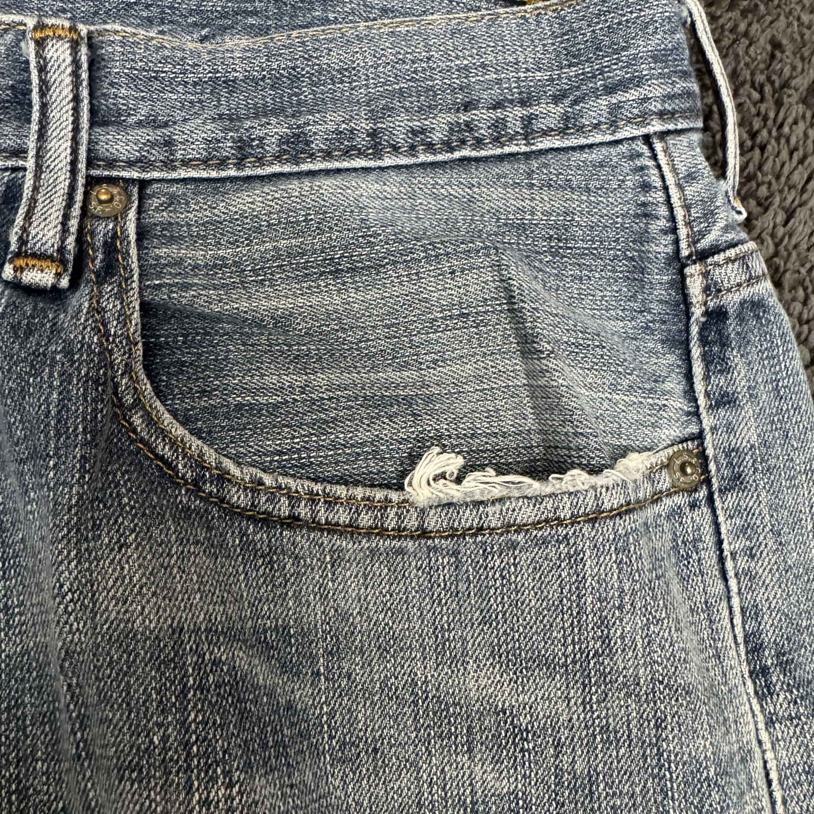 Lot of 3 Levi’s 569 Jeans Men’s 38×32 Loose Straight Denim Faded Distressed
