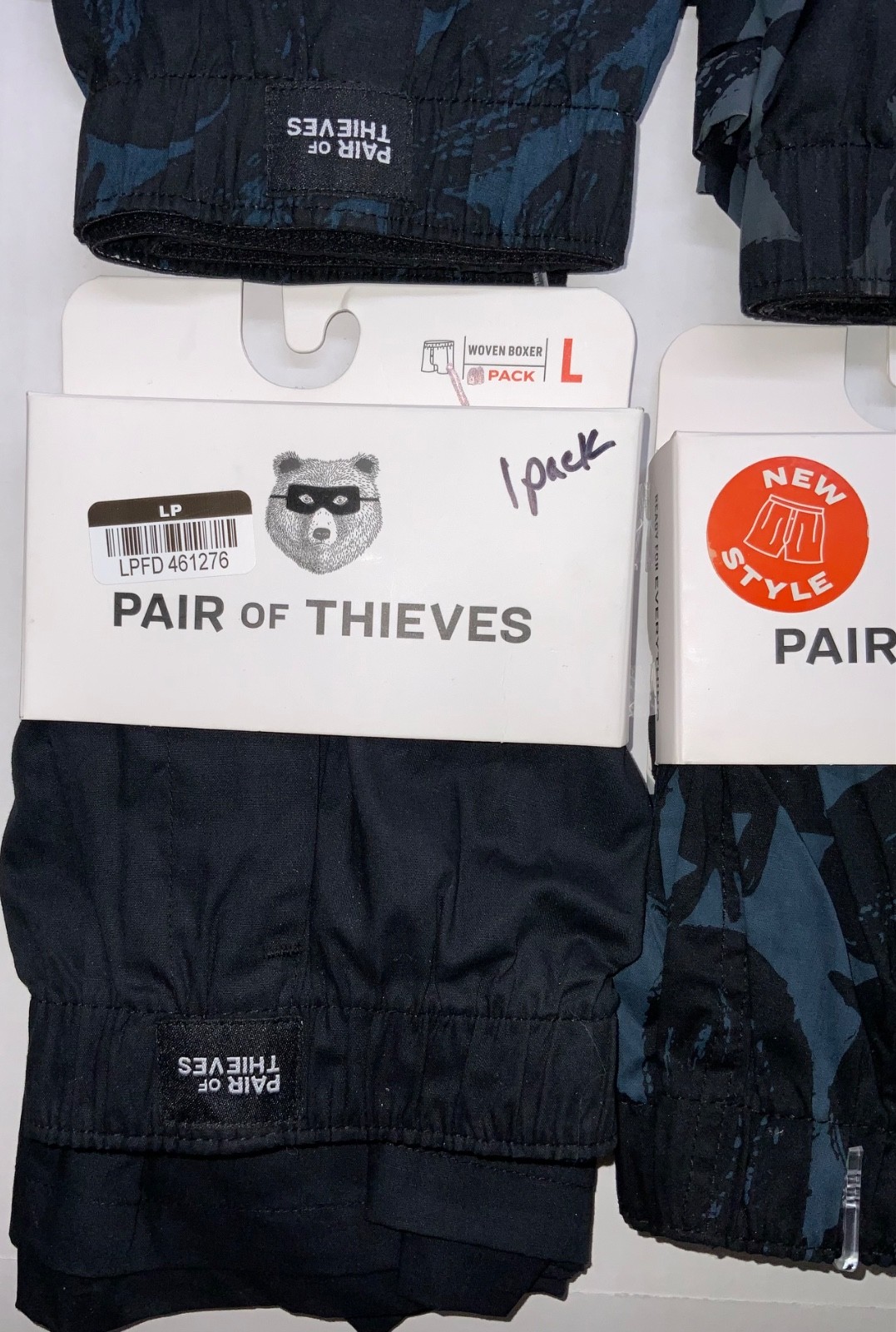 S M L XL SINGLE PACKS Pair Of Thieves WOVEN BOXERS The most fitting 100% Cotton