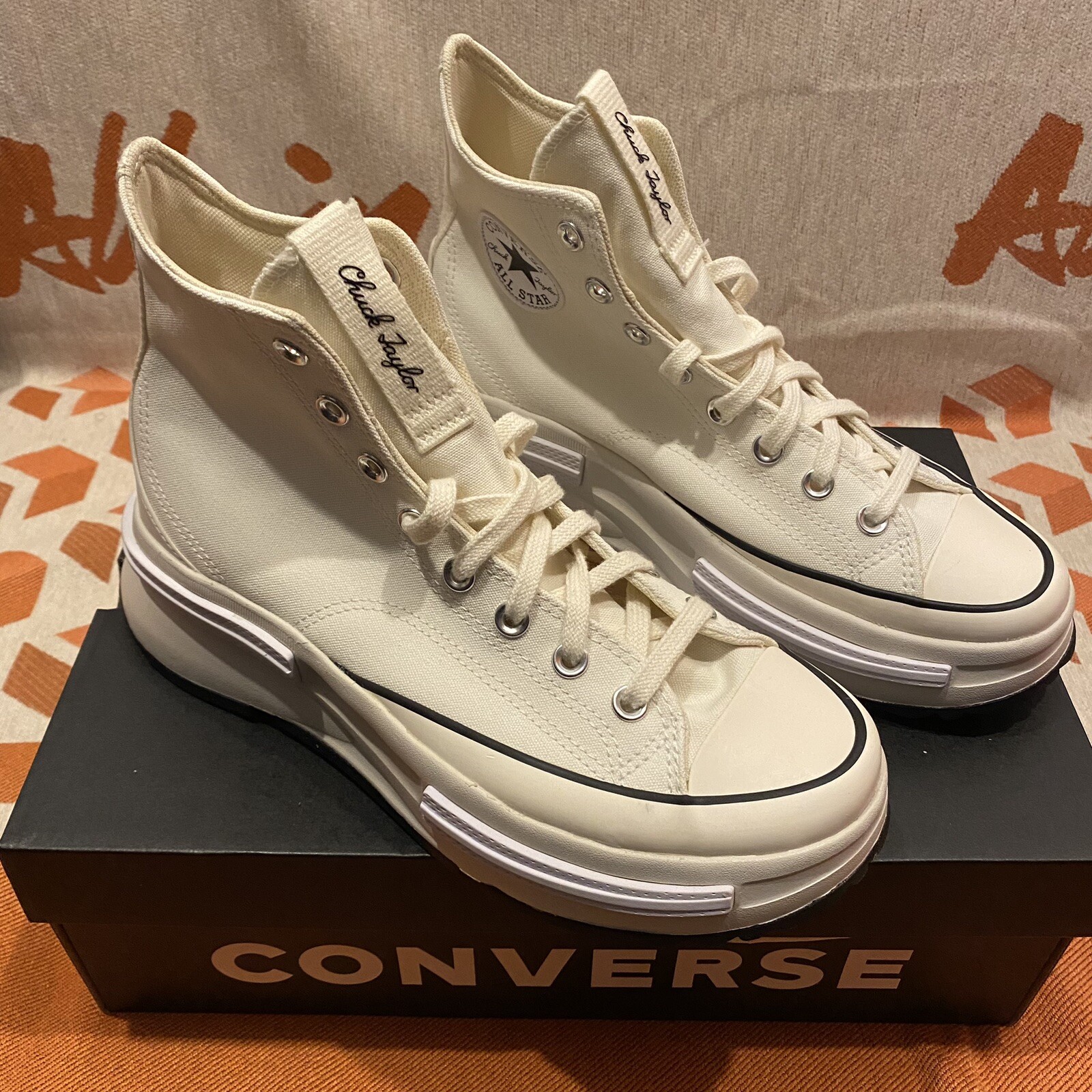 CONVERSE Chuck Taylor Run Star Legacy CX Egret / White (A00868C) Men 8 Women 9.5