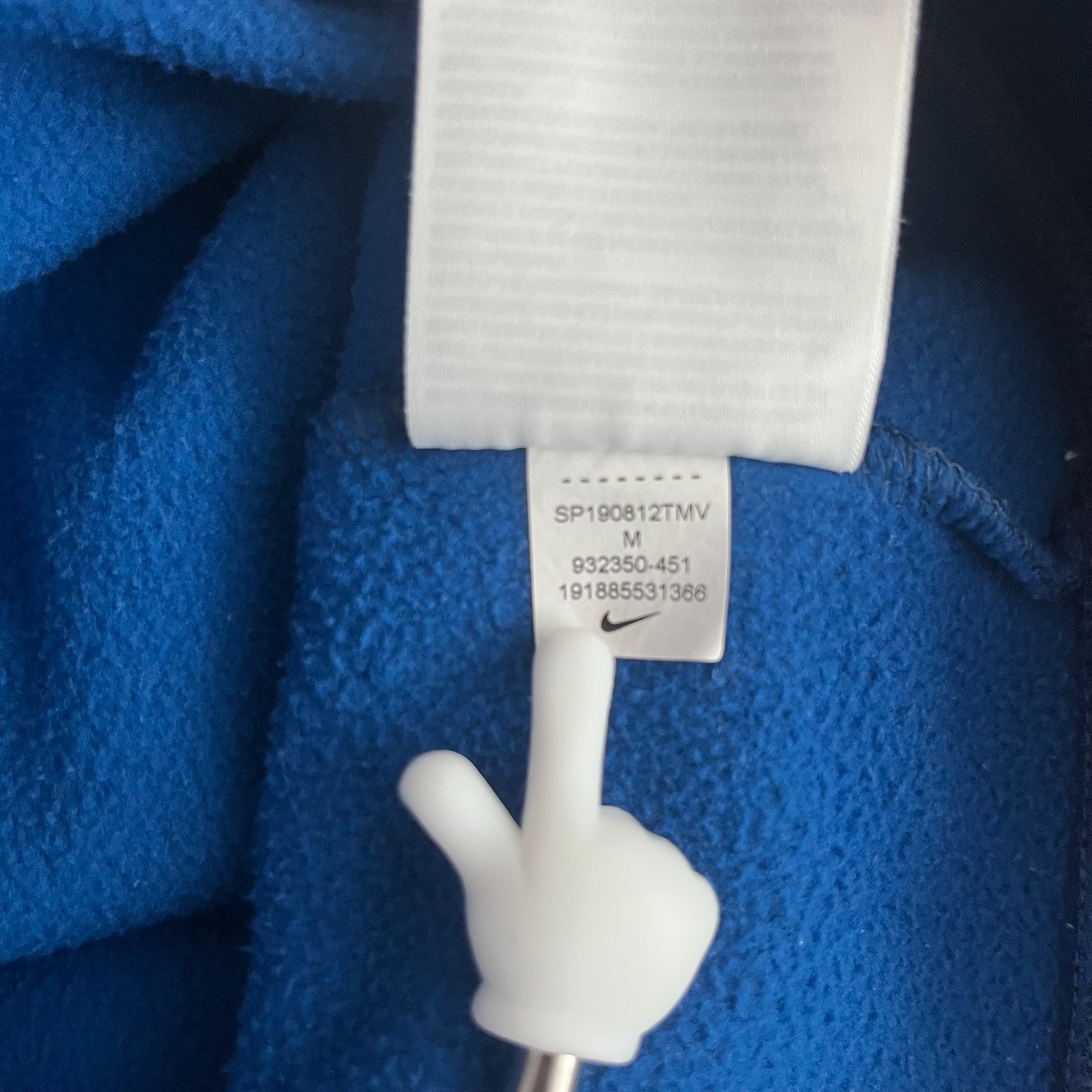 Nike Golf Therma Repel Mens Medium Blue Half Zip Pullover Long Sleeve Active