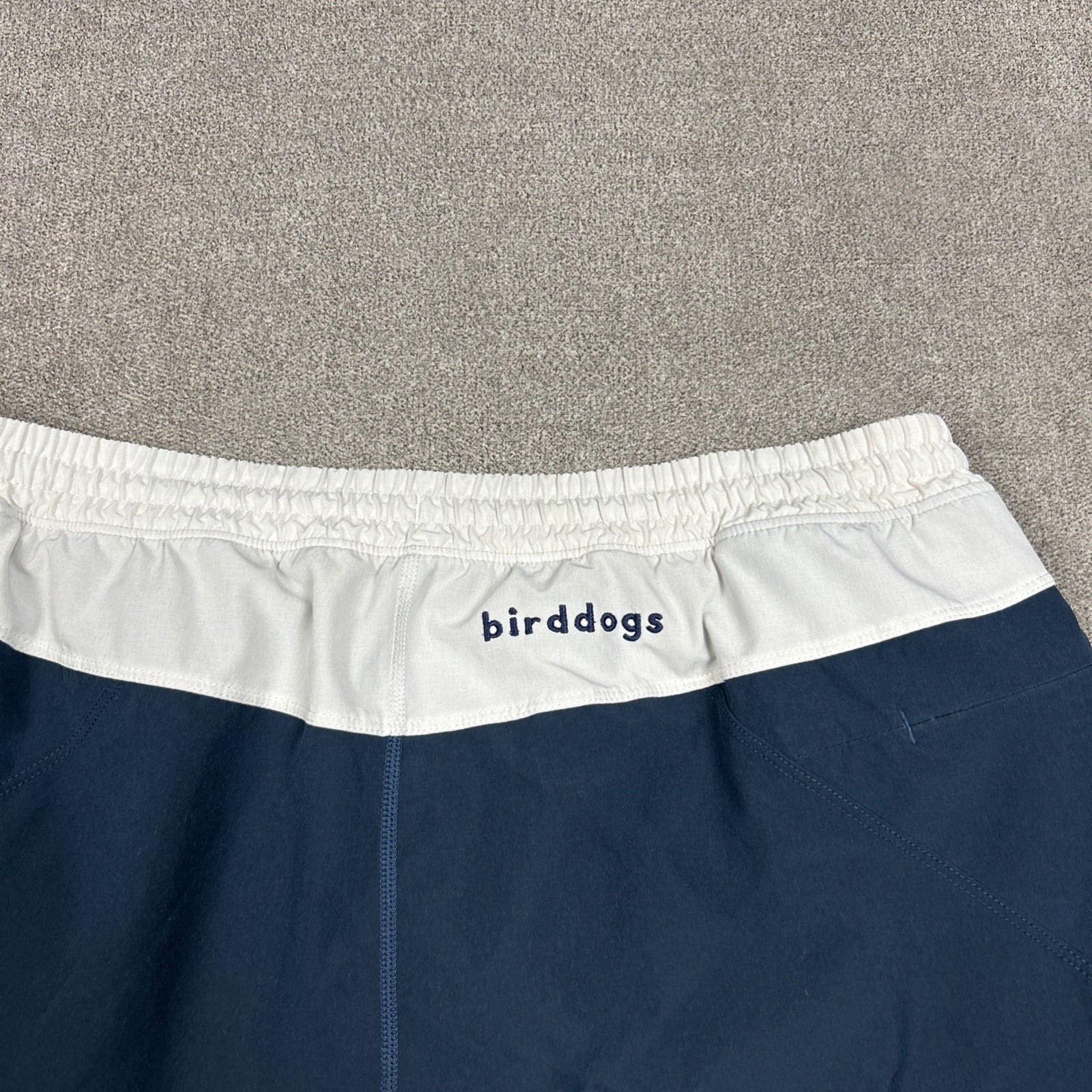 Birddogs Shorts Mens 2XL 9″ Navy Stretch Performance Running Tech Boom Lined