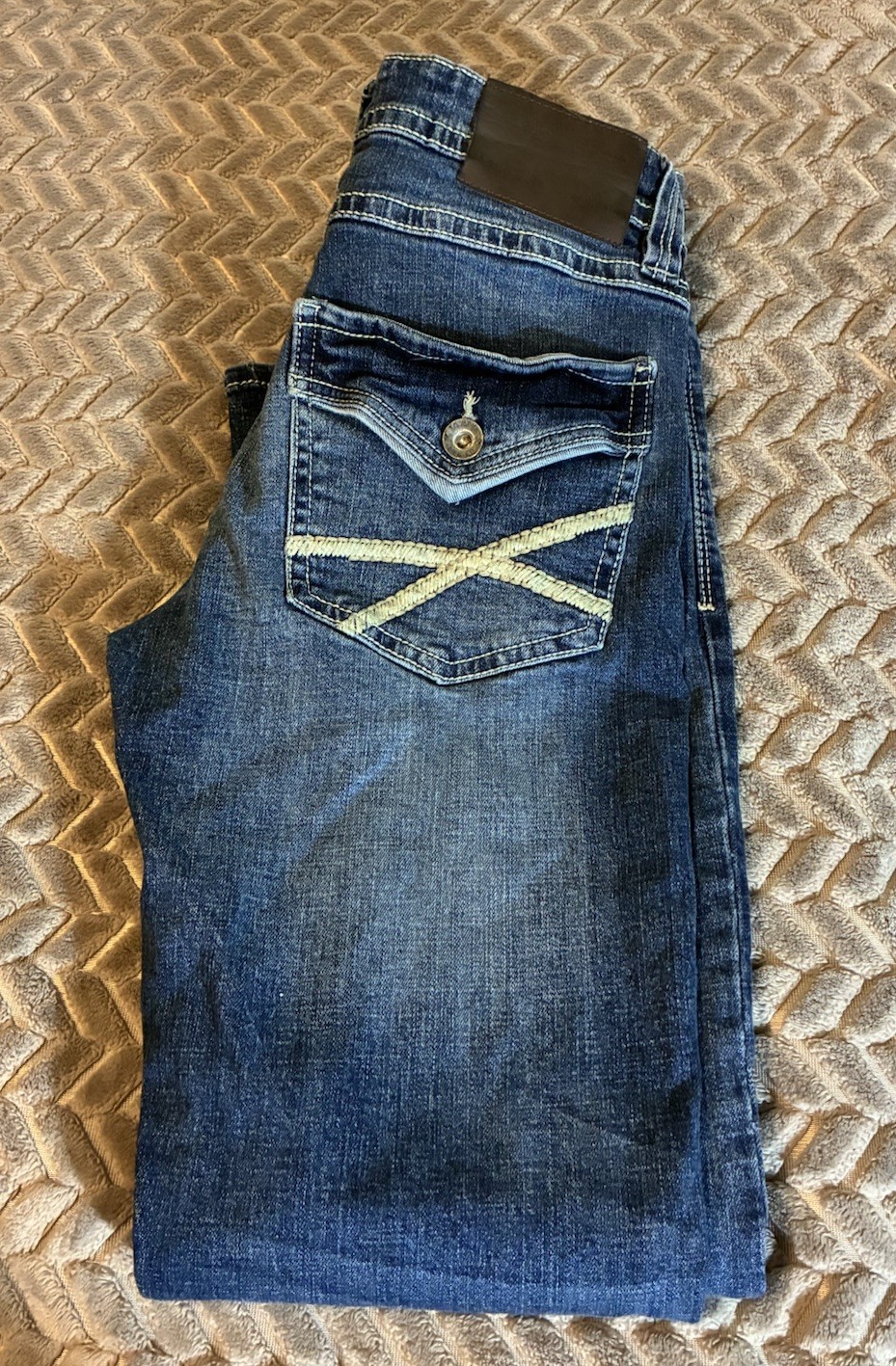 TK Axel Slim Boot 30×30 Mens Jeans Cotton Blend Real Inseam 28 Inches Read