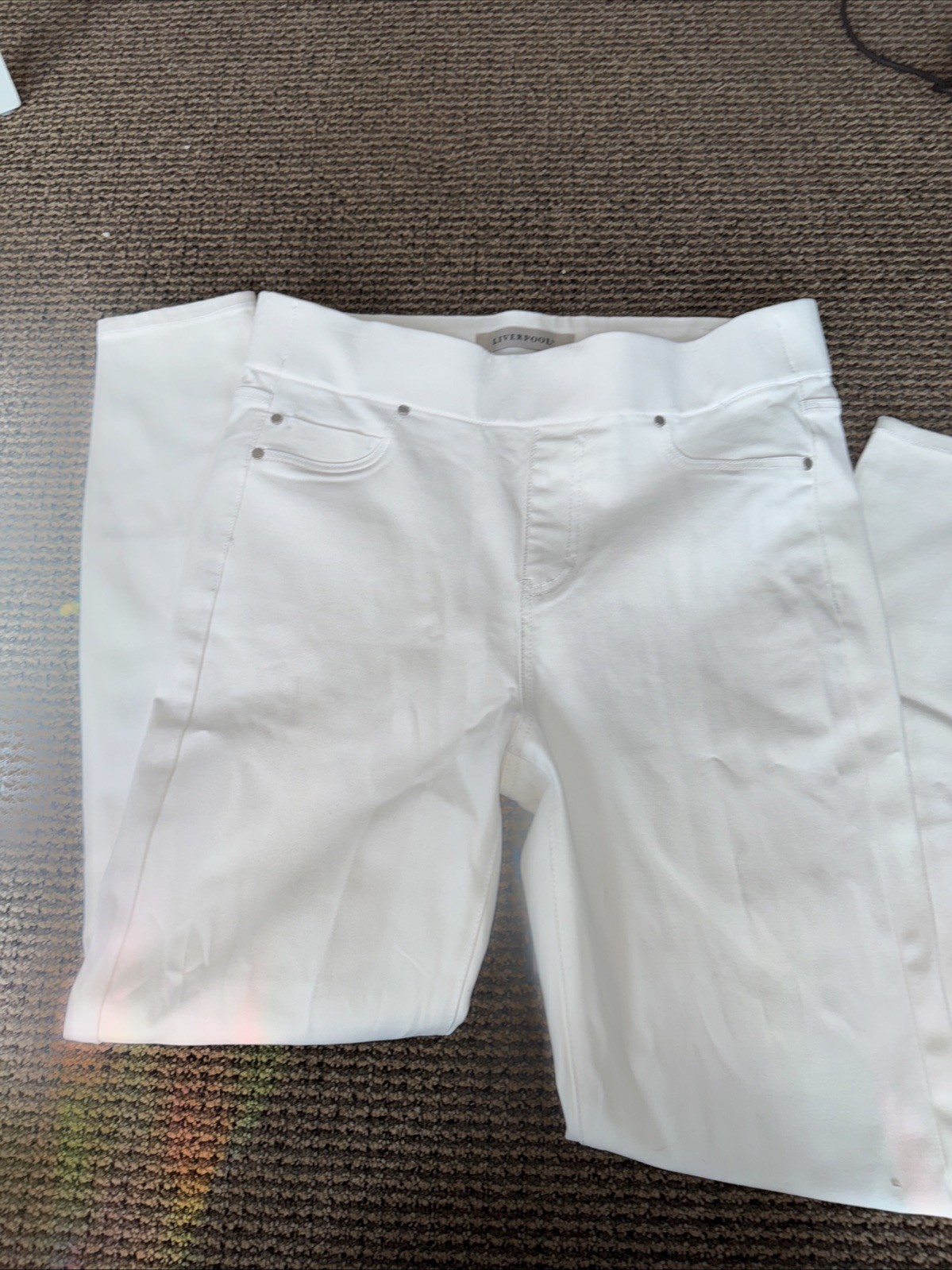 White Liverpool Ankle Skinny Jeans Size 8/29