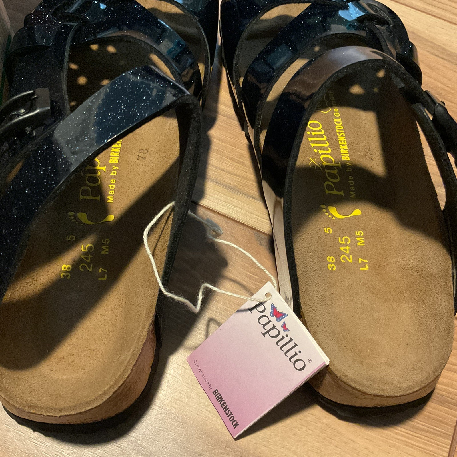 Papillio by Birkenstock Sandals sparkly, black 07 Women 38 L7 M5