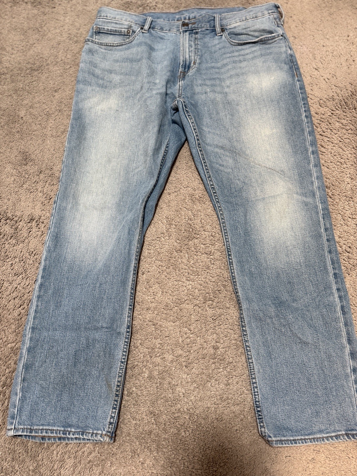 Old Navy Built-In Flex Slim Straight Light Wash Blue Denim Jeans 5-Pocket