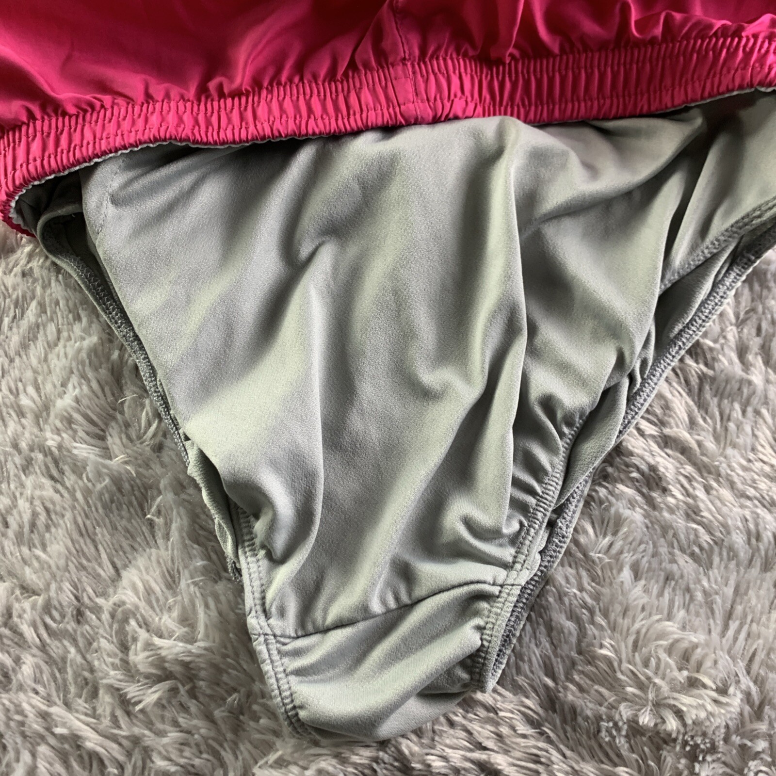 Nike Shorts Womens Small Pink White Black Gray Pacer Tempo Running Lined Active