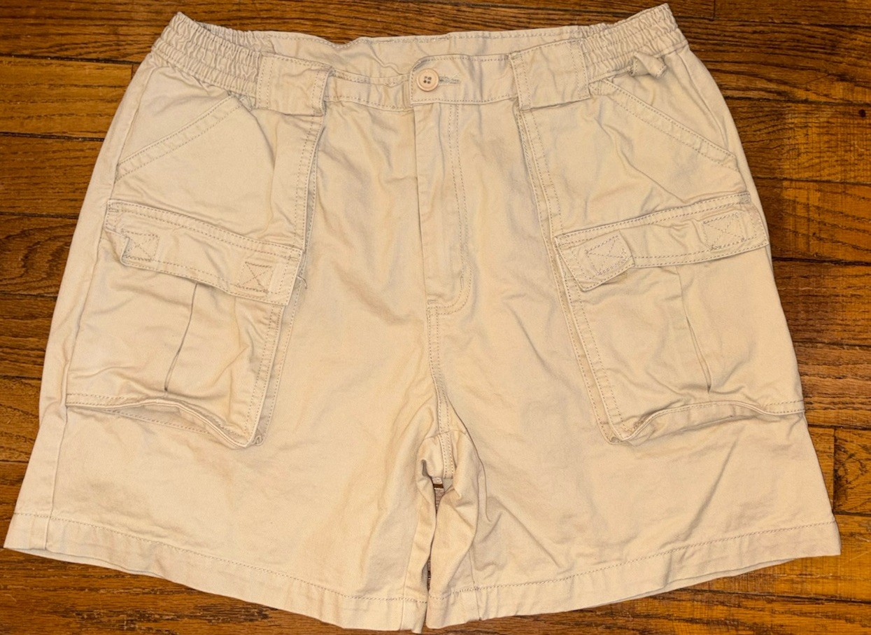Men’s U.S. Apparel Khaki Cargo Shorts Size34