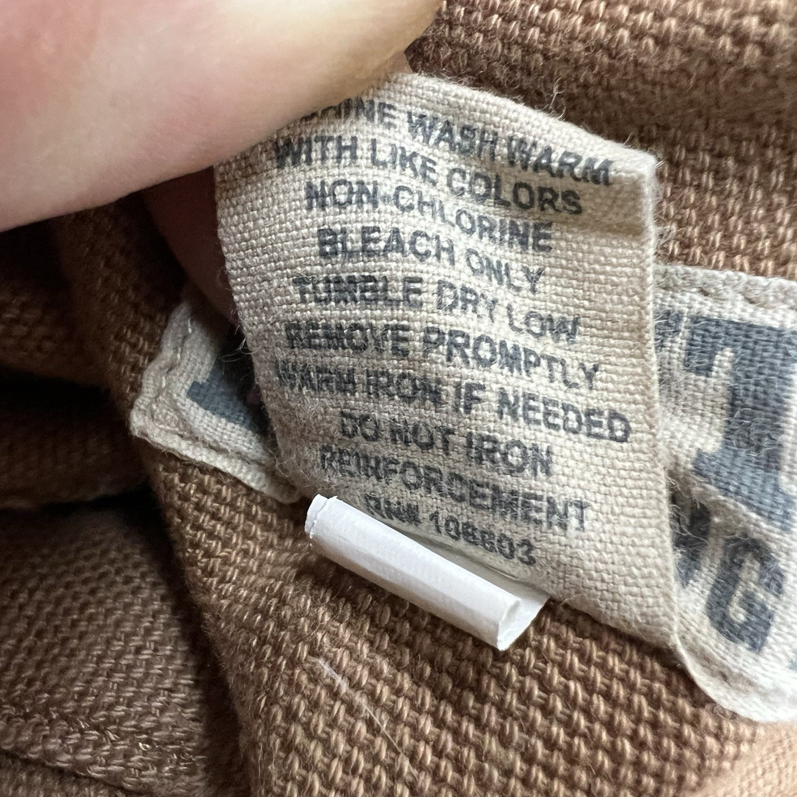Dulth Trading Ultimate Cargo Dry Duck Cotton Pants Mens Size 34 X32 Tan