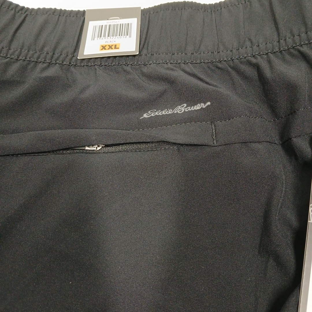 Eddie Bauer Ladies Traveler Ankle Pant 2XL Black 44-46 Waist 28 Inseam Stretchy