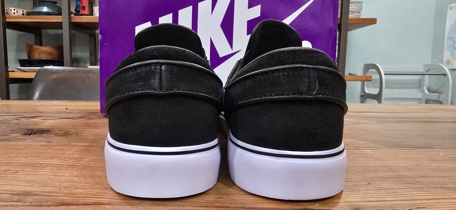 Nike SB Janoski+ Slip On FN5893-001 Black/White Men’s Size 8.5 New